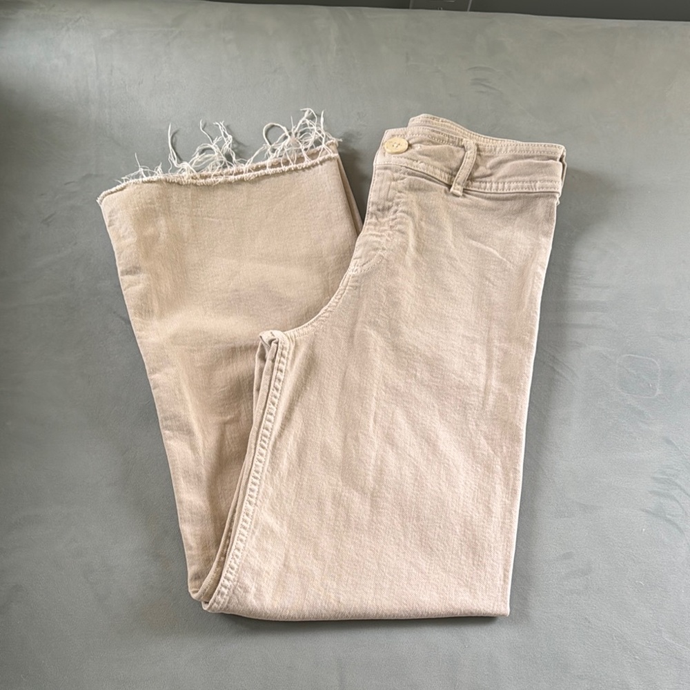Zara Kids Marine Jeans In Light Taupe